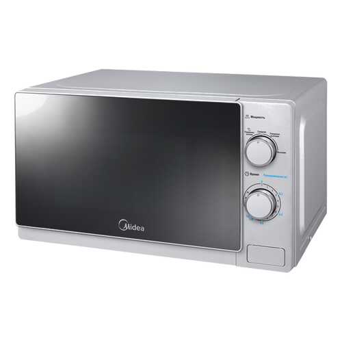 Микроволновая печь соло Midea MM720C4E-S silver/black в Ситилинк