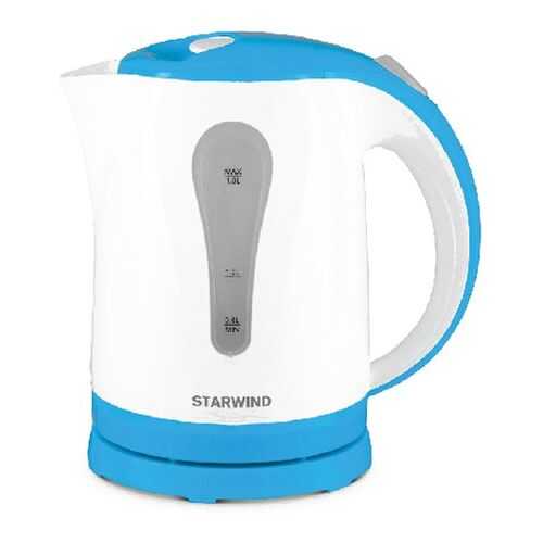 Чайник электрический Starwind SKP1217 White/Blue в Ситилинк