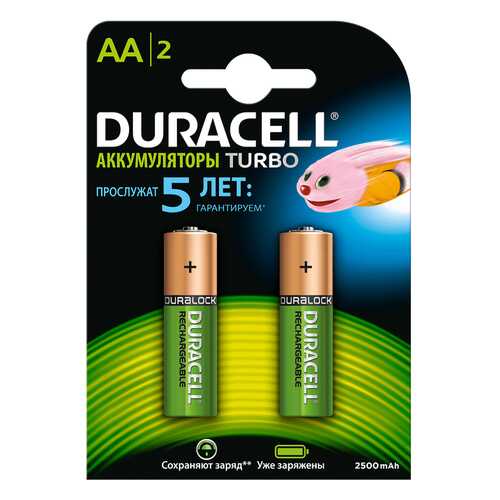 Аккумуляторная батарея Duracell HR6-2BL 2 шт в Ситилинк