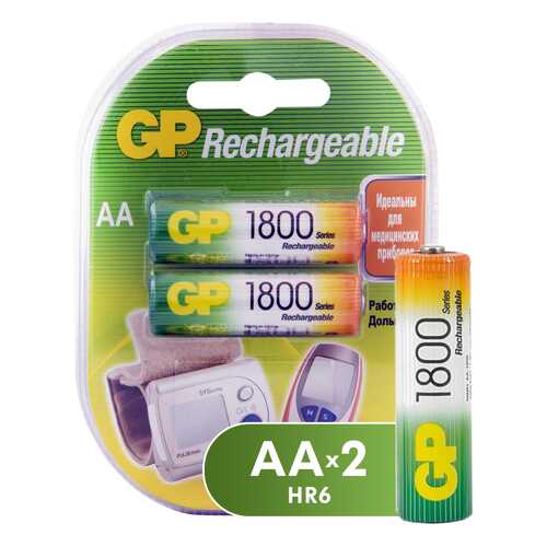 Аккумуляторная батарея GP Batteries 180AAHC-2DECRC2 2 шт в Ситилинк