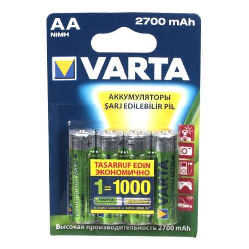 Аккумуляторы Varta HR6 4 шт в Ситилинк