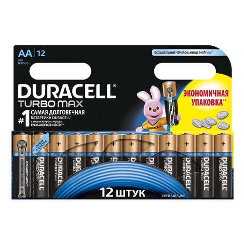 Батарейка Duracell LR6/MX 1500-12 BL 12 шт в Ситилинк