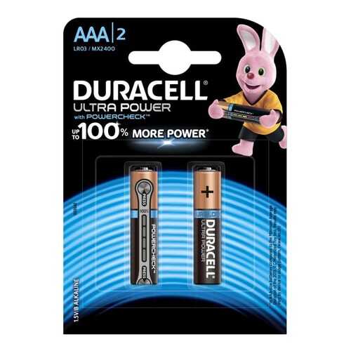 Батарейка DURACELL UltraPower LR03/2BL 2 шт в Ситилинк