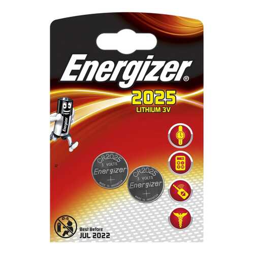 Батарейка Energizer CR2025 2 шт в Ситилинк