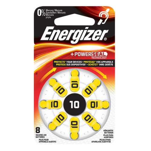 Батарейка Energizer Hearing Zinc Air 10 PS TL8 8 шт в Ситилинк