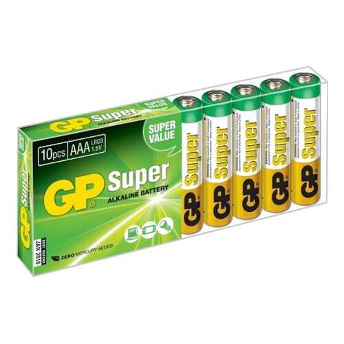 Батарейка GP Batteries 24A-B10 10 шт в Ситилинк