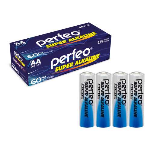 Батарейка Perfeo LR6/4SH Super Alkaline 60 шт в Ситилинк