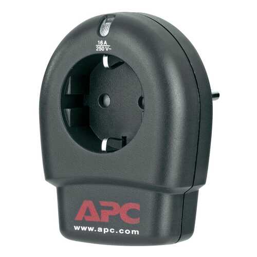 Сетевой фильтр APC P1-RS, 1 розетка Black в Ситилинк