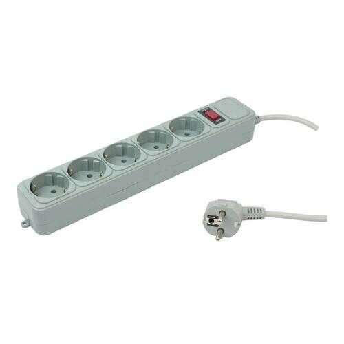 Сетевой фильтр PC PET AP01006-3-G, 5 розеток, 3 м, Grey в Ситилайнс