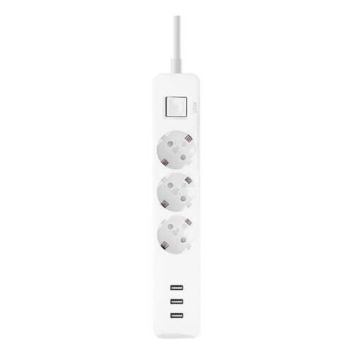 Сетевой фильтр Xiaomi Mi Power Strip, 3 розетки, 1,4 м, White в Ситилайнс