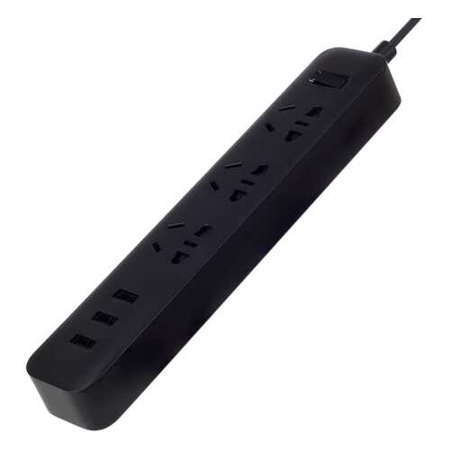 Сетевой фильтр Xiaomi Mi Power Strip, 3 розетки, 1,8 м, Black в Ситилайнс