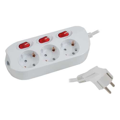 Удлинитель СТАРТ S3x1-ZDIV, 3 розетки, 1,5 м, White в Ситилайнс