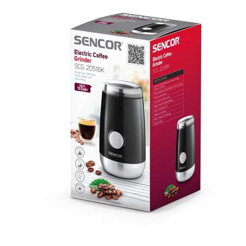 Кофемолка Sencor SCG 2051BK в Ситилинк