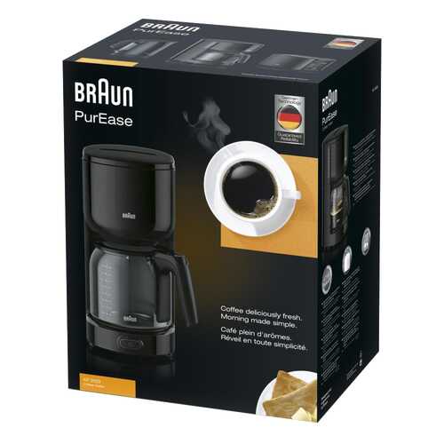 Кофеварка капельного типа Braun KF 3120 Black в Ситилайнс