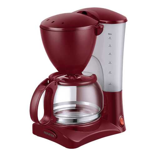 Кофеварка капельного типа MARTA MT-2115 Red в Ситилайнс