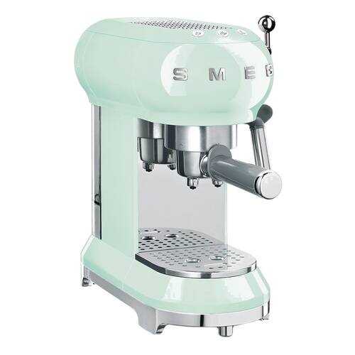 Кофеварка рожкового типа Smeg ECF01PGEU Green в Ситилинк