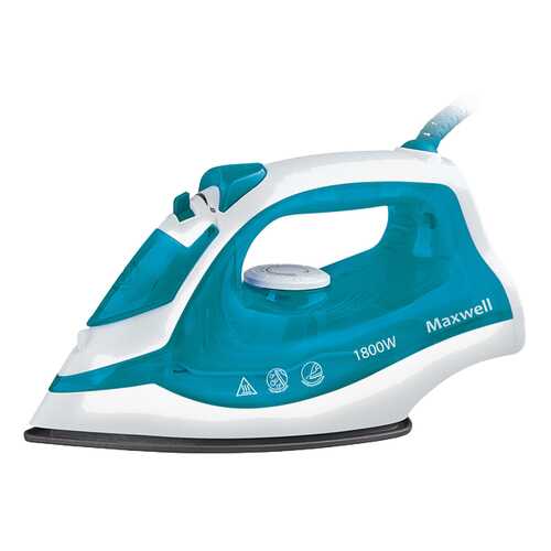 Утюг Maxwell MW-3043 White/Cyan в Ситилайнс