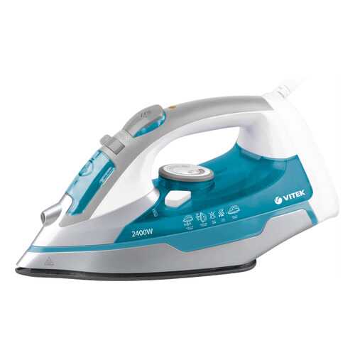 Утюг VITEK VT-1258 White/Cyan в Ситилайнс