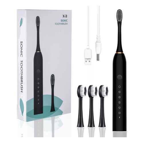 Электрическая зубная щетка Sonic Toothbrush X-3 Black в Ситилайнс
