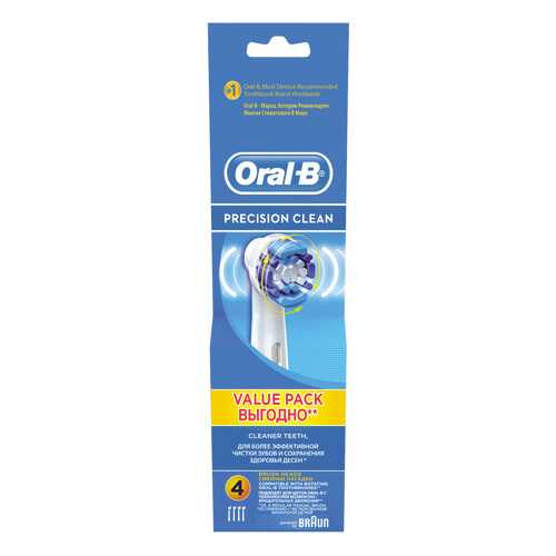 Насадка для зубной щетки Braun Oral-B EB-20 Precision Clean 4 шт в Ситилайнс