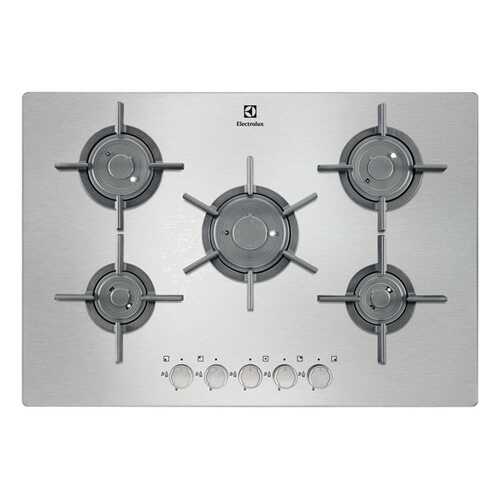 Встраиваемая варочная панель газовая Electrolux EGU97657NX Silver в Ситилайнс