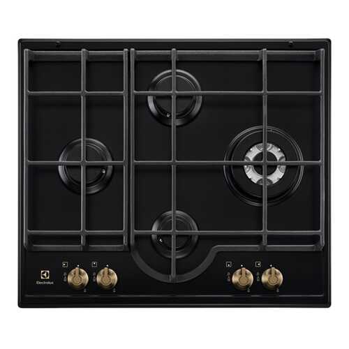 Встраиваемая варочная панель газовая Electrolux GPE363RBB Black/Gold в Ситилайнс