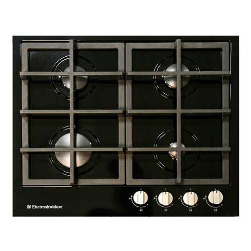 Встраиваемая варочная панель газовая Electronicsdeluxe TG4 750231F-040 Black в Ситилайнс