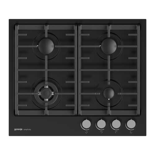 Встраиваемая варочная панель газовая Gorenje G6SY2B Black в Ситилинк