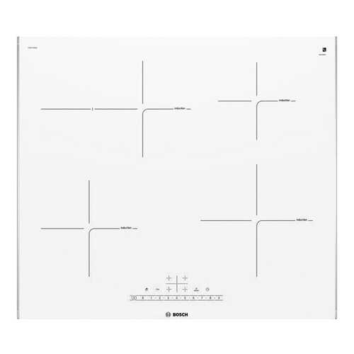 Встраиваемая варочная панель индукционная Bosch PIF672FB1E White в Ситилайнс