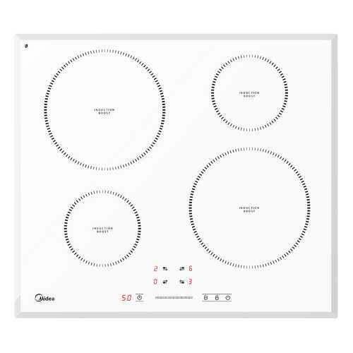 Встраиваемая варочная панель индукционная Midea MIH 64721FW White в Ситилинк