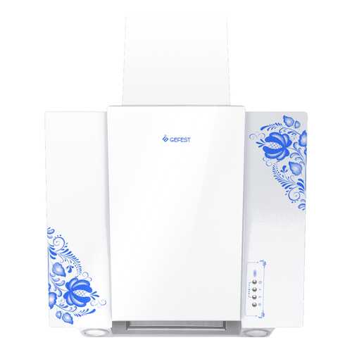 Вытяжка наклонная GEFEST ВО 3603 К18 White/Blue в Ситилинк